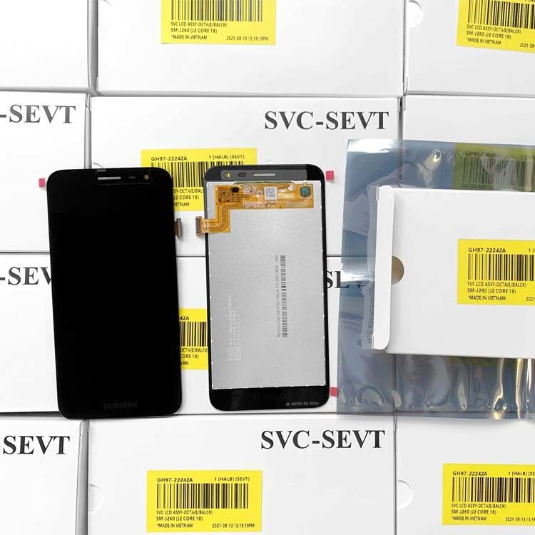 Penggantian Layar LCD  J2 Core Hitam Tanpa Bingkai Paket Layanan Asli