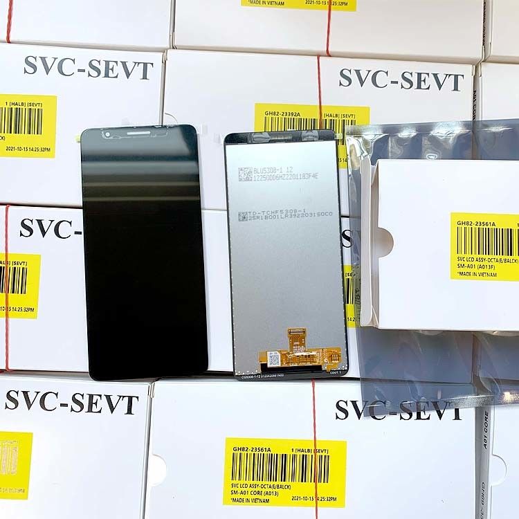 Layar LCD  A01 Core Kecerahan Tinggi 1480x720 Piksel Paket Layanan Asli
