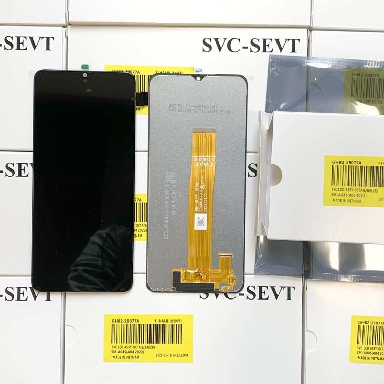 Grosir Kualitas Tinggi Layar Telepon Untuk  A04S 100% Original Service Pack LCD  A047 Mobile Display Pantalla
