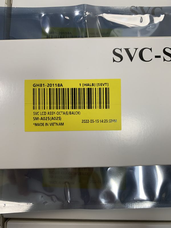 Grosir Kualitas Tinggi LCD Screen Untuk  A02S 100% Original Baru Service Pack LCDS  A025 Telepon Tampilan