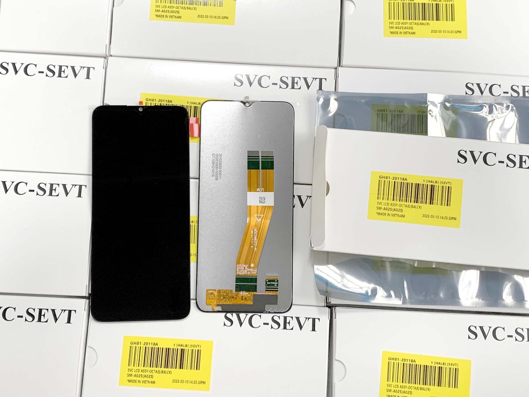 Grosir Kualitas Tinggi LCD Screen Untuk  A02S 100% Original Baru Service Pack LCDS  A025 Telepon Tampilan