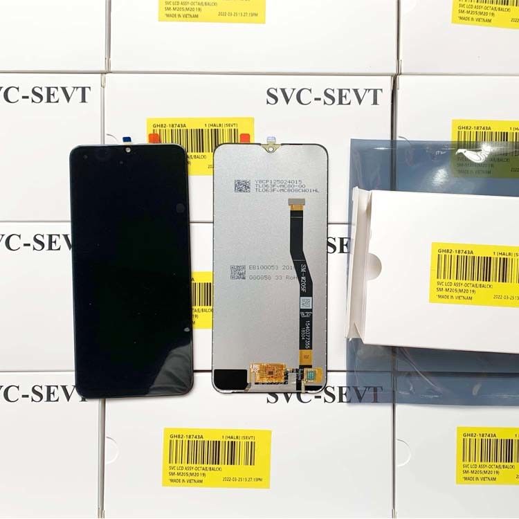 Grosir M20 LCD Pantalla Untuk SAMAUNG M20 Handphone Touch Screen  M205 100% Original Baru Paket Layanan LCDS