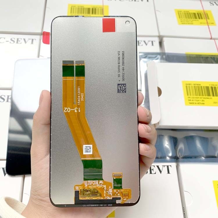 Layar LCD Baru Asli Untuk  A11 Layar Telepon Seluler  A115 100% Dites Penggantian Pantalla