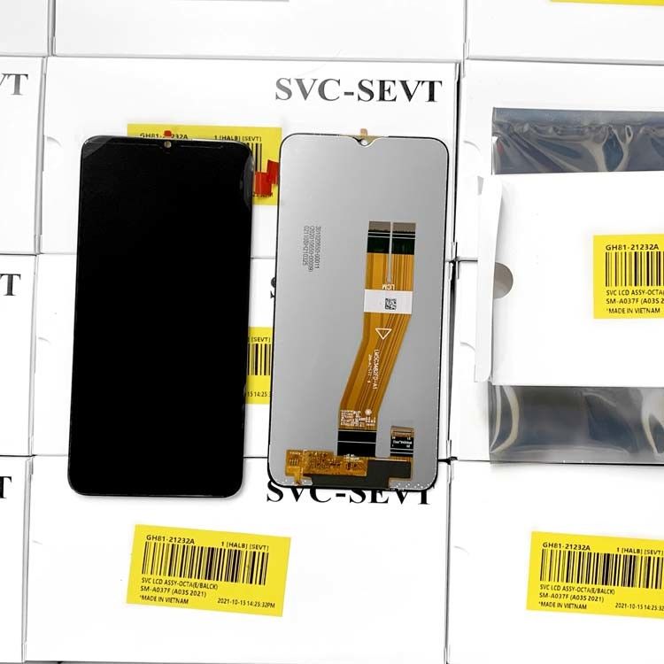 Original LCD A03S LCD Display Untuk  A03S Service Pack LCDS  A037 Grosir Pabrik Handphone Touch Screen