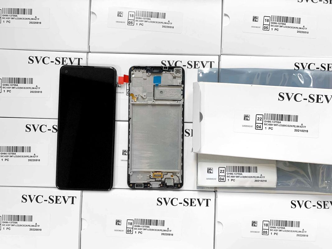 A21S LCD lcd With Frame Untuk  A21S Original New Service Pack LCDS  A217 Mobile Phone Screen Display Pantalla