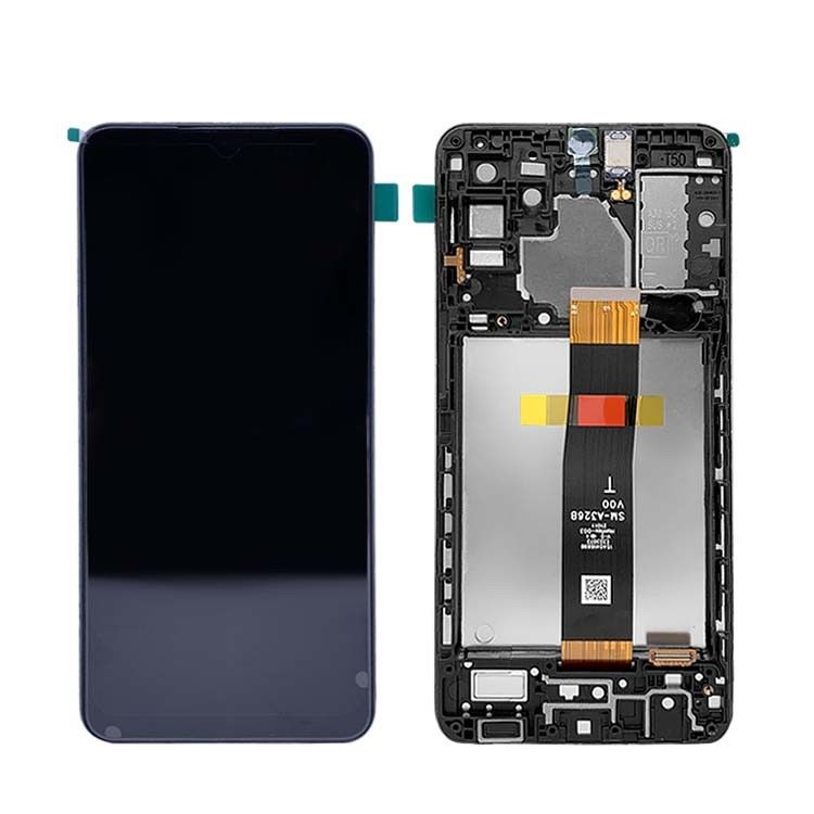 A326B LCD Display + Frame Untuk  A32 5G Original Service Pack LCDS  A326B Handphone Touch Screen Pantalla