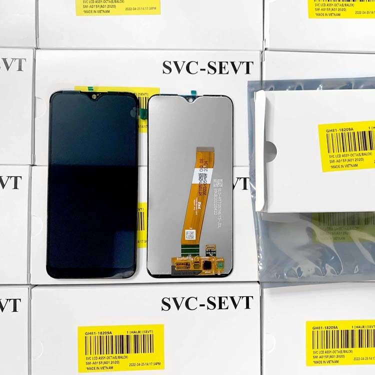 A01 LCD lcd Untuk  A01 Grosir Original Telepon Seluler Layar Tampilan Pantalla  A105 Service Pack LCDS Touch