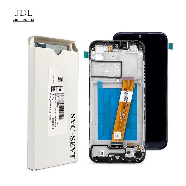 A01 LCD Screen Display lcd With Frame Untuk  A01 Grosir Paket Layanan LCDS  A105 Asli Ponsel Pantalla