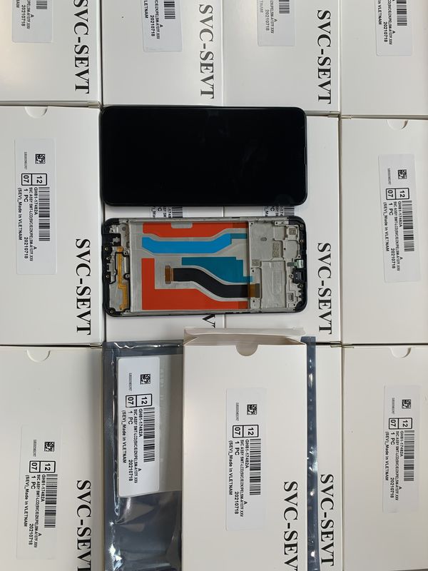 Grosir Original A107 LCD Screen With Frame Untuk  a10s Pantalla  A107 Service Pack Layar LCD