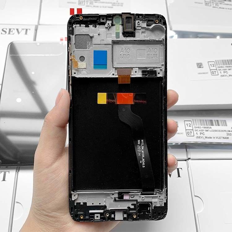 A10 LCD Pantalla Untuk  A10 Grosir Telepon Seluler Layar Sentuh  A105 Original Service Pack Layar LCDS
