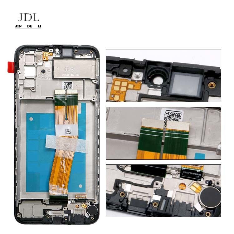 Grosir A02S LCD LCD Dengan Bingkai Untuk  A02S Pabrik Layar Sentuh Tampilan  A025 Service Pack LCDS Celana