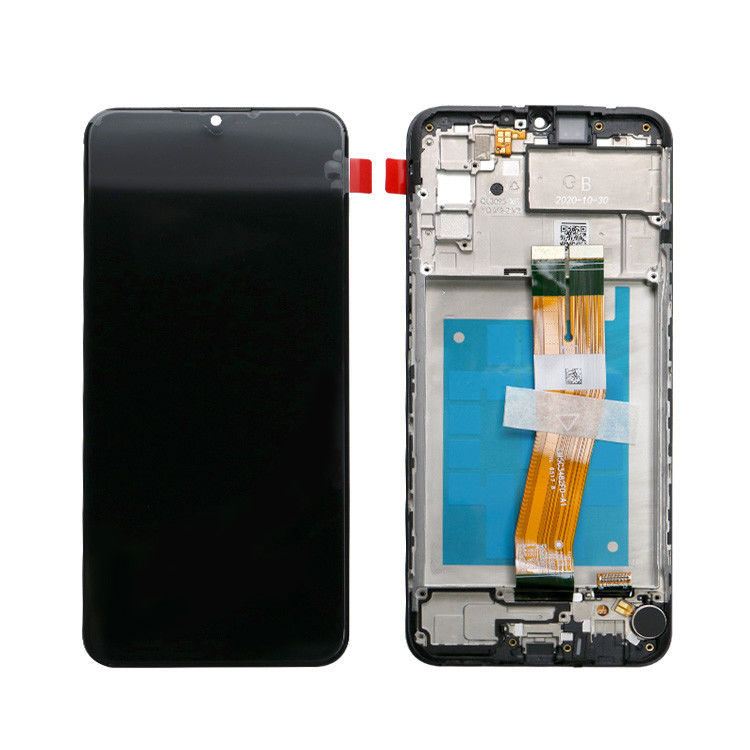 Grosir A02S LCD LCD Dengan Bingkai Untuk  A02S Pabrik Layar Sentuh Tampilan  A025 Service Pack LCDS Celana