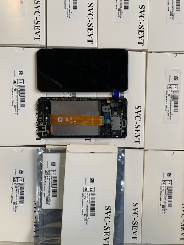 A02 LCD Display With Frame Untuk  A022 Original Touch Screen Digitizer Pantalla  A02 Service Pack LCDS