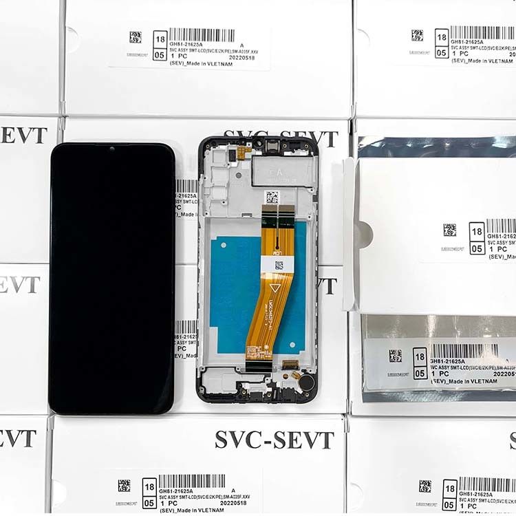 A03 LCD lcd Dengan Frame Untuk  a03 Grosir Layar Ponsel A035 Original Service Pack LCDS Display Pantalla