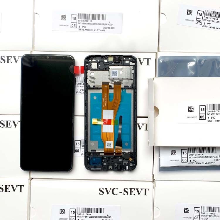 A03 Core LCD Screen Display With Frame Untuk  a03 core Original Service Pack LCDS  A032 Mobile Pantalla