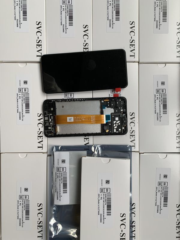 A04S LCD Lcd Dengan Frame Untuk  a04s Original Service Pack LCDS  A047 Mobile Phone Screen Display Pantalla