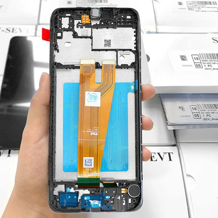 A045 Lcd Screen Display With Frame Untuk  a045 Mobile Phone Touch Pantalla  A04 Original Service Pack LCDS