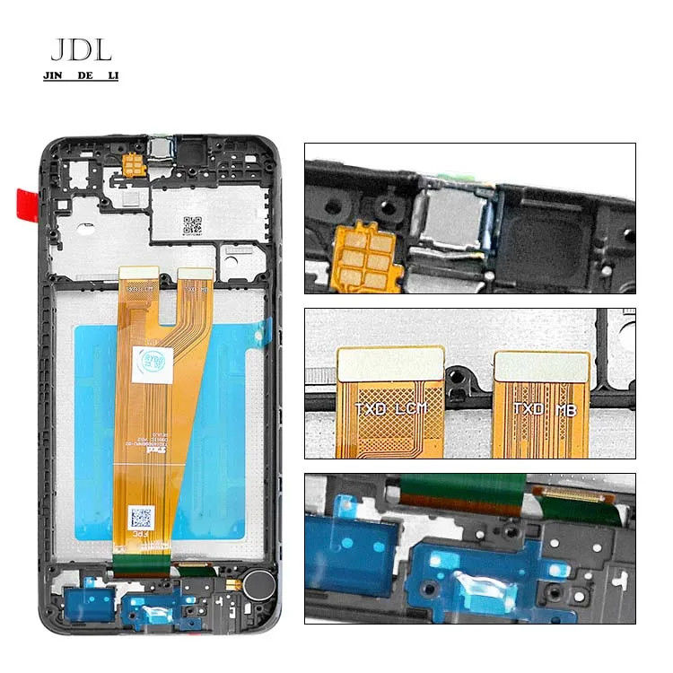 A045 Lcd Screen Display With Frame Untuk  a045 Mobile Phone Touch Pantalla  A04 Original Service Pack LCDS