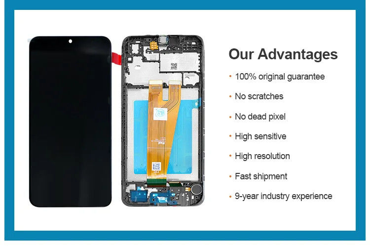 A045 Lcd Screen Display With Frame Untuk  a045 Mobile Phone Touch Pantalla  A04 Original Service Pack LCDS