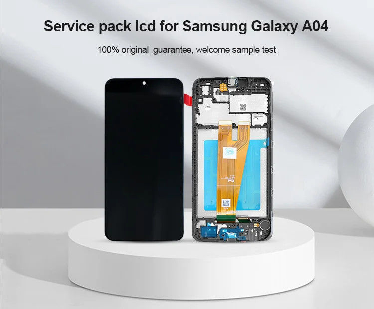 A045 Lcd Screen Display With Frame Untuk  a045 Mobile Phone Touch Pantalla  A04 Original Service Pack LCDS