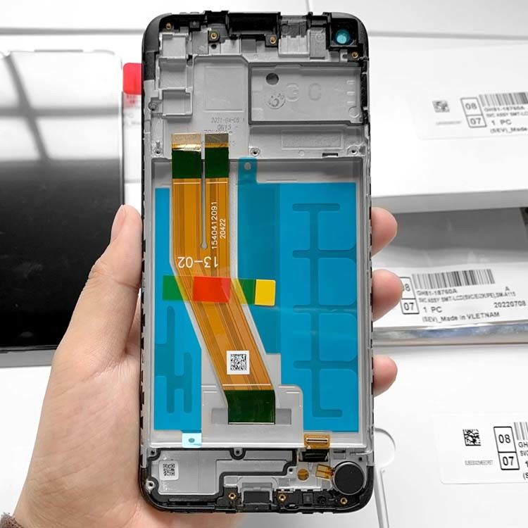 A11 Lcd Screen Pantalla Dengan Frame Untuk  A11 Original New Mobile Screen  A115 Service Pack LCDS Display