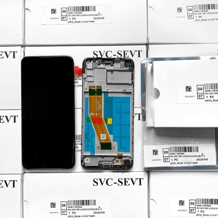 A11 Lcd Screen Pantalla Dengan Frame Untuk  A11 Original New Mobile Screen  A115 Service Pack LCDS Display