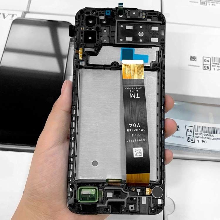 Pabrik A135 LCD Display Pantalla Untuk  A13S Original Screen Ponsel Pantalla  A137 Service Pack LCDS