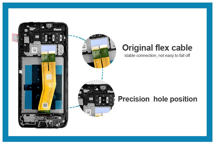 A14 4G LCD Dengan Bingkai Untuk  A145P Ponsel Sentuh Pantala  A145R Service Pack Layar LCD