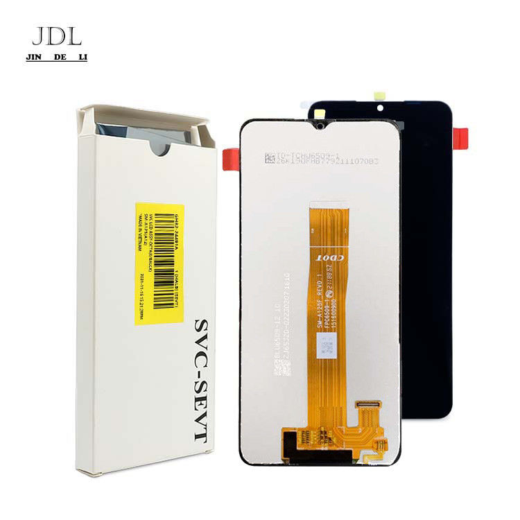 Hitam A12 LCD Pengganti untuk Mobile Display Pengiriman oleh EMS FEDEX UPS DHL TNT