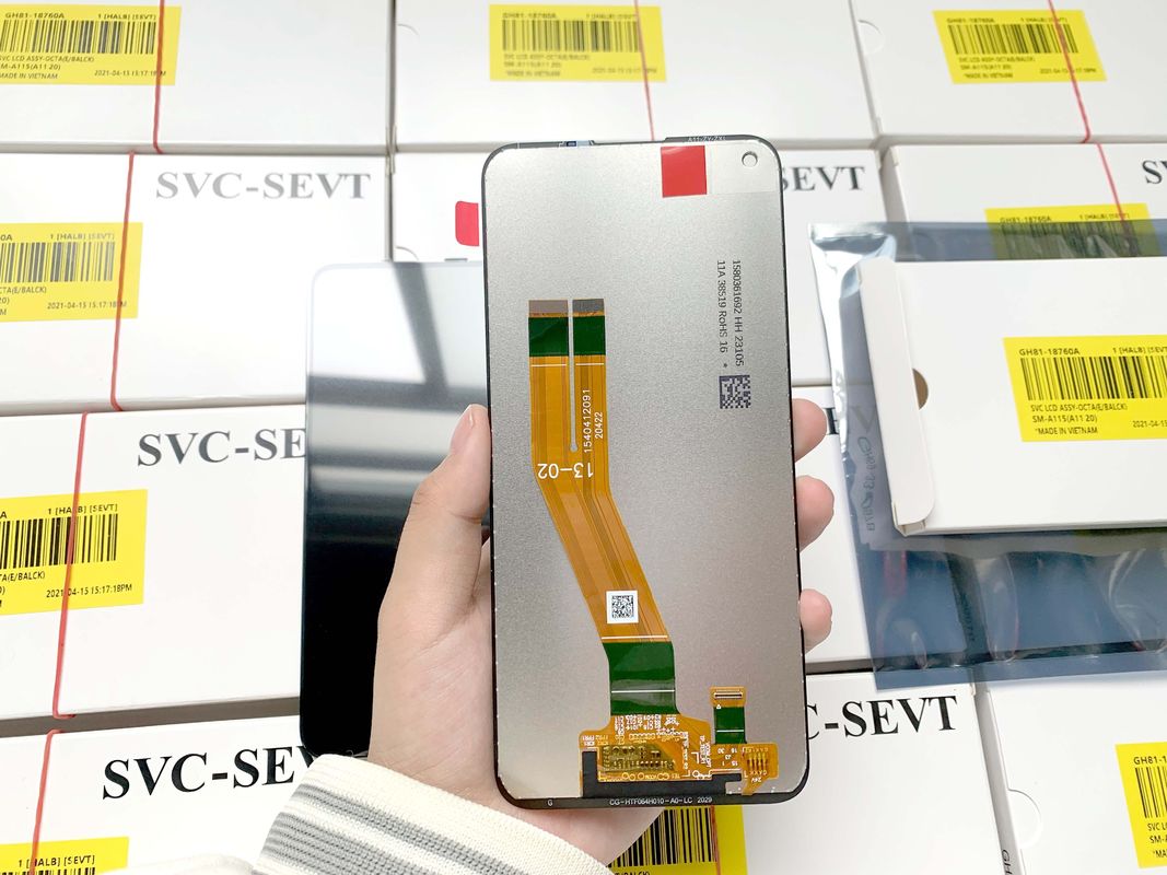 100% asli A11 / A115 Layar LCD Ponsel untuk Paket Layanan Tampilan Samusung