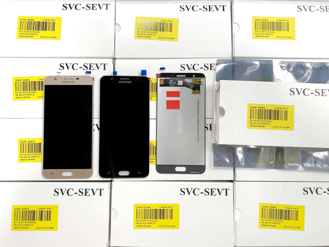 J7 Prime LCD Display Teknologi TFT LCD Custom Logo Printing packing untuk Mobile Display untuk samung screen lcd