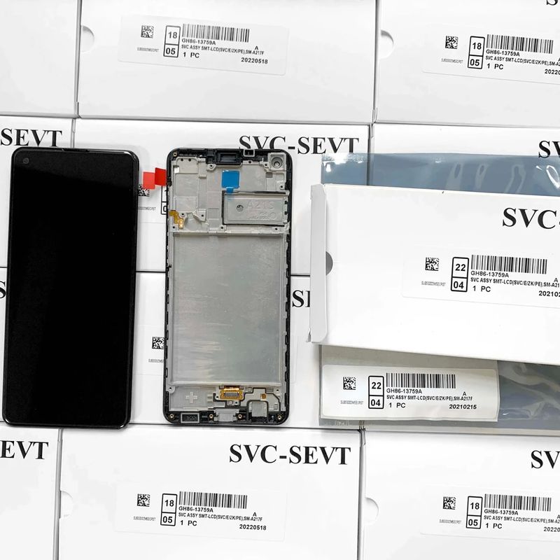 Jenis Item Original Service Pack LCD Tanpa Frame untuk  A21s SM-A217 Touch Screen