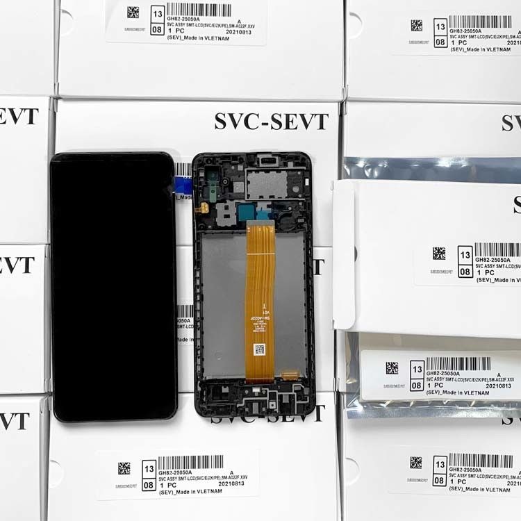 Professional berkualitas tinggi paket layanan asli LCD A022 Core ponsel LCD layar LCD mobile untuk  A01 Core