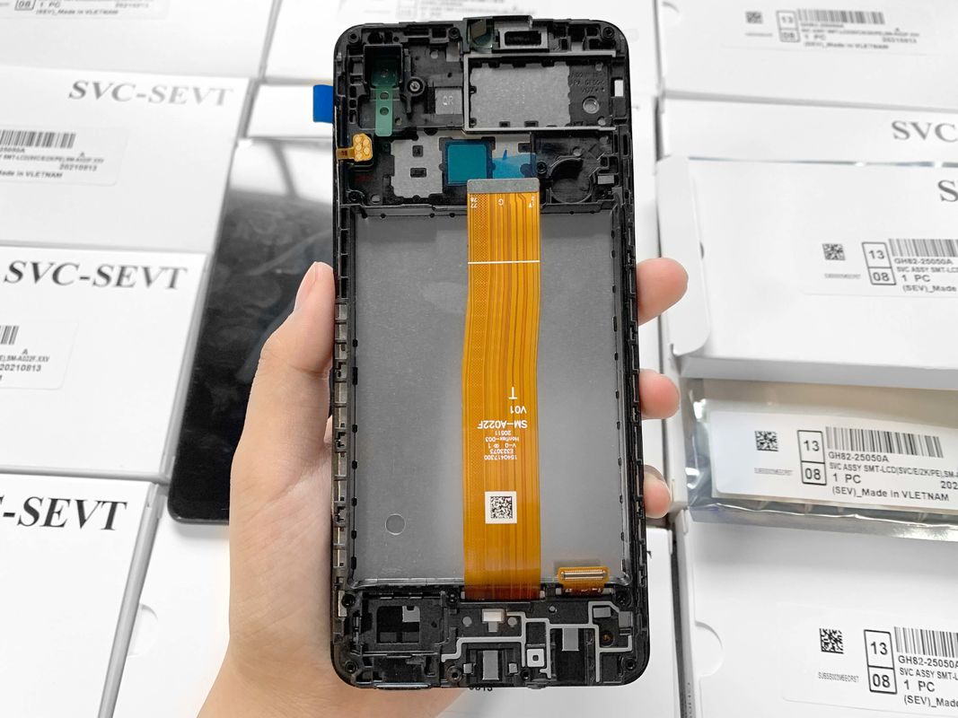 Professional berkualitas tinggi paket layanan asli LCD A022 Core ponsel LCD layar LCD mobile untuk  A01 Core