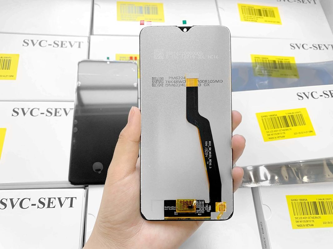 LCD  M105 LCD Tanpa Bingkai Packaging Details Original Service Pack Kotak busa