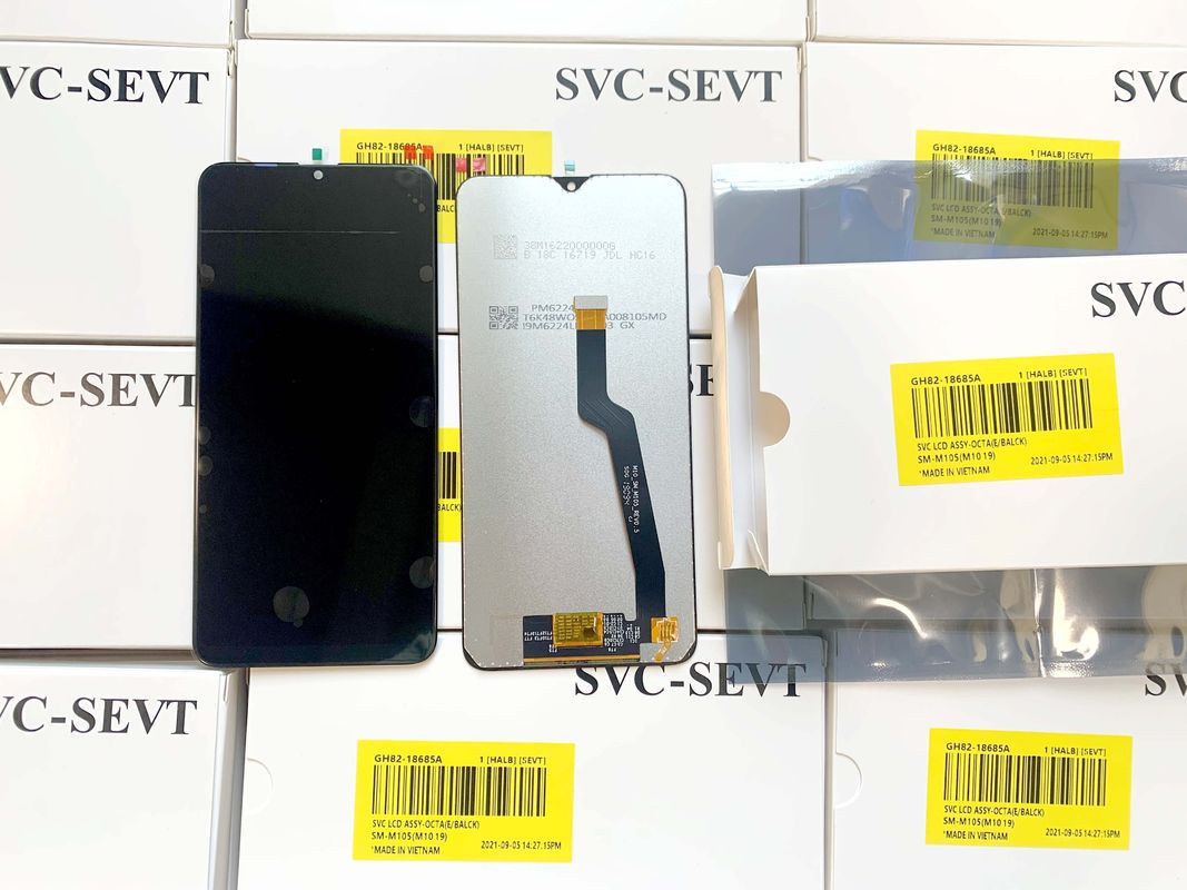 LCD  M105 LCD Tanpa Bingkai Packaging Details Original Service Pack Kotak busa