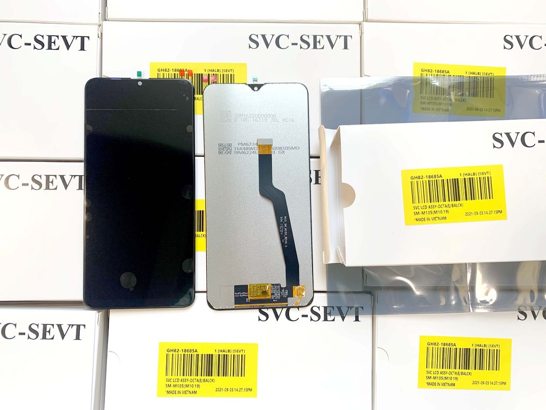 LCD  M105 LCD Tanpa Bingkai Packaging Details Original Service Pack Kotak busa