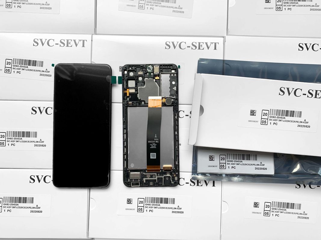 6.5'' Black LCD Touch Display untuk A326 Telephone Screen Replacement Service Pack
