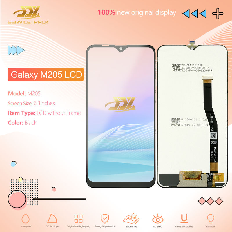 LCD pengganti asli 100% diuji ketat LCD M20 LCD Tampilan Sentuh Layar Ponsel Layar