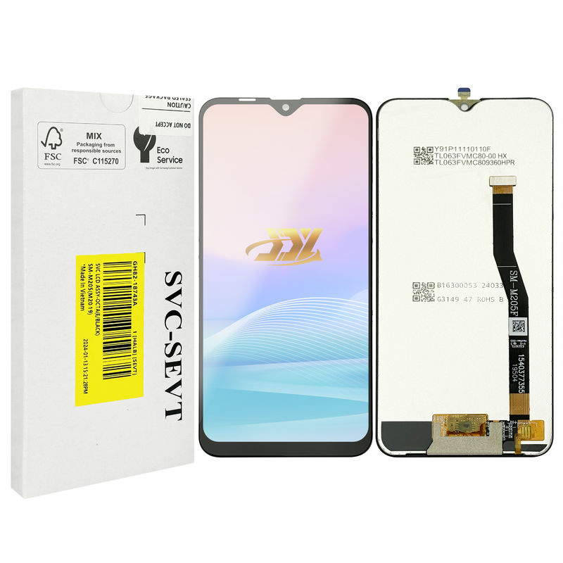 LCD pengganti asli 100% diuji ketat LCD M20 LCD Tampilan Sentuh Layar Ponsel Layar