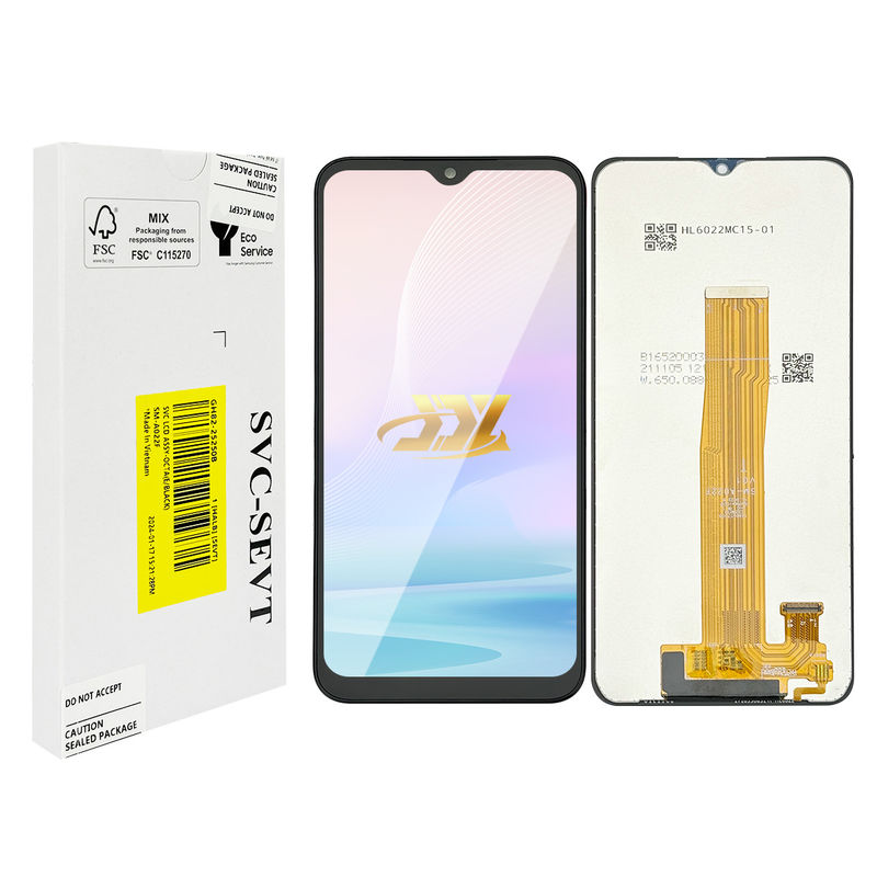 Telepon Seluler A02 LCD Screen Replacement 6.5 Inch Dengan Kontras Tinggi Svc Lcd Screen Ponsel