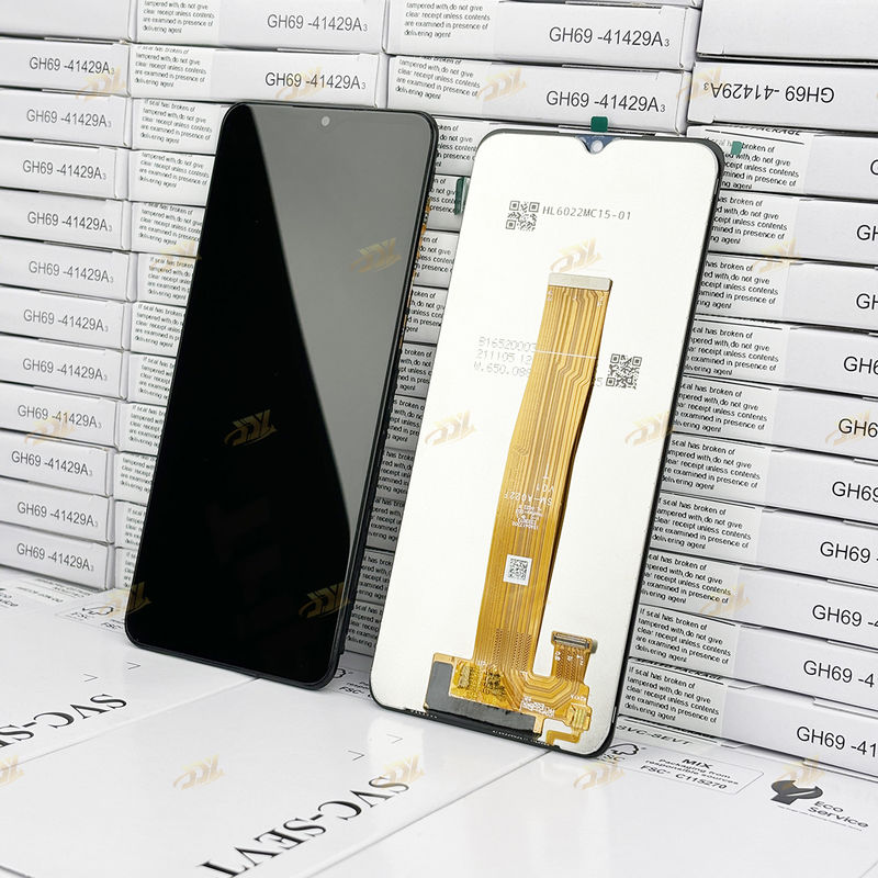 Telepon Seluler A02 LCD Screen Replacement 6.5 Inch Dengan Kontras Tinggi Svc Lcd Screen Ponsel
