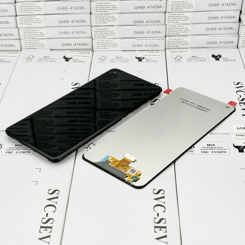 Ganti layar yang rusak dengan LCD Service Pack asli untuk A21S/A217 No Dead Pixel