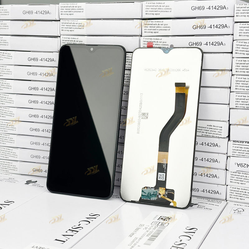 Layar LCD asli untuk A10S A12 A125 A02 A022 M02 M022 M12 M127 Layar LCD sentuh